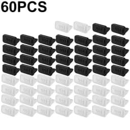 10-60PCS Silicone Dust Plug for USB-A Charger Port Cap Female Jack Universal Dustproof Ports Protectors for PC Notebook Laptop