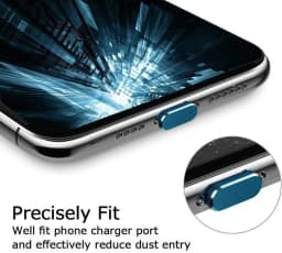 2pcs Metal Dust Plug Charging Port Dust Plug for iPad iPhone 14 Plus 13 12 Mini 11 Pro Max Xr for iOS Lightning Plug Accessories
