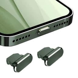 2pcs Metal Dust Plug Charging Port Dust Plug for iPad iPhone 14 Plus 13 12 Mini 11 Pro Max Xr for iOS Lightning Plug Accessories