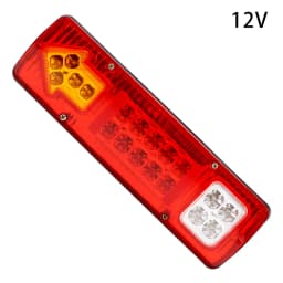 19LED Tail Lights Reversing Stop Brake Indicator 12V 24V For Trailer Lorries Truck Taillights Turn Signal Lamp Car Accessories