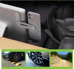 Invisible Foldaway Car Phone Mount Holder 15W Magnetic Magsafe Macsafe Wireless Charger for Tesla Model 3 Y X S BYD Atto 3