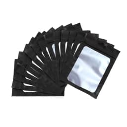 20-50pcs Thicken Ziplock Bags Holographic Laser Color Plastic Pouch For DIY Jewelry Retail Storage Pouch Zip Lock Bag NO Hole