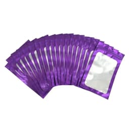 20-50pcs Thicken Ziplock Bags Holographic Laser Color Plastic Pouch For DIY Jewelry Retail Storage Pouch Zip Lock Bag NO Hole
