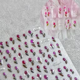 Line Flower Powder Blusher Love Heart High Quality Jelly Series Adhesive Nail Sticker Nail Art Decoration Decals Design T-2830