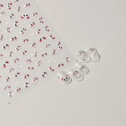 Line Flower Powder Blusher Love Heart High Quality Jelly Series Adhesive Nail Sticker Nail Art Decoration Decals Design T-2830