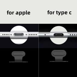 6pcs Phone Charging Port Silicone Dust Plug Charging Port Protector For iPhone Samsung Huawei Xiaomi Type-C / Ios Anti-Dust Plug