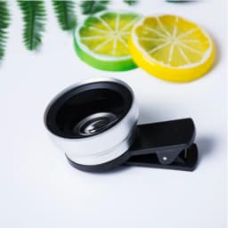 Two-In-One Functions Mobile Phone Lens 0.45X Wide Angle Len & 12.5X Macro HD Camera Lens Universal for iPhone Android Phone