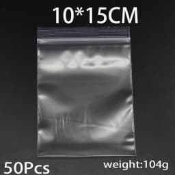 30-100pcs/bag 4*6/5*7/6*8/7*10/8*12cm Zipped Lock Reclosable Plastic Poly Clear Bags Bulk Jewelry Craft Accessory Packaging