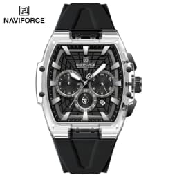 NAVIFORCE Top Brand Men Watches Multifunctional Chronograph Luminous Hands 30m Waterproof Silicone Strap Original Man Watch