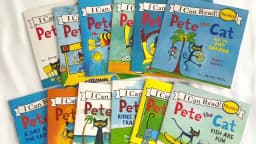 I Can Read The Pete Cat English Picture Books for Kids Simple Stories Phonics Short & Long Vowel Educational Reading Mini Book