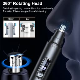 Nose Hair Trimmer Portable Nose Hair Remover for Men Electric Nose and Ear Hair Trimmer USB Rechargeable Mini Nose Hair Clipper