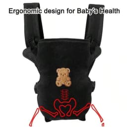 1Pc Ergonomic Multifunctional Baby Carrier - 4-in-1 Portable Baby Travel Gear, with Adjustable and Comfortable Front and Back Straps, the Perfect Gift for Baby's Baby Shower, Halloween, Christmas, and New Year