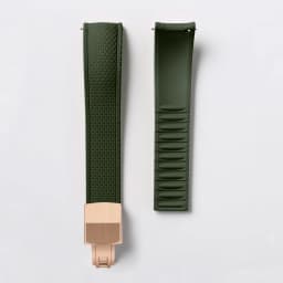 18mm 19mm 20mm 21mm 22mm 24mm CTS Fluoro Rubber Strap Men Women Universal FKM Curved Quick Release Watch Band for Cut To Size