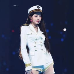 Women tyrant Cosplay Costume Korea White Sailor Navy Uniform Group Stage Performance Women Cos Costumes