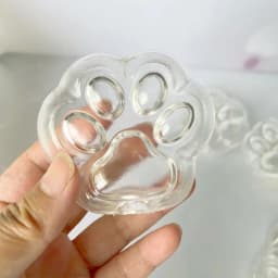 Cat Paw Hollow Ball Skin DIY Stress Relief Toy Slow Rebound Fidget Sensory Ball Toy Decompression Irregular Ball Cover