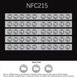 50pcs 215 NFC electronic tag mobile phone, NFC white card, Ntag round card, game card, quick command, music wall, touch sensing