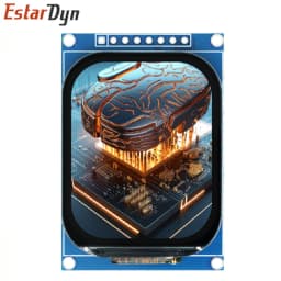 Estardyn 2.01" 240x296 TFT LCD JD9853 SPI 8-Pin Breakout Board for ESP32 Raspberry Pi