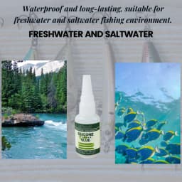 Fishing Soft Lure Silicone Glue Fast Bond Silicone PVC Soft Bait Metal Lead Strong Adhesive Waterproof Low Whitening Repair Glue