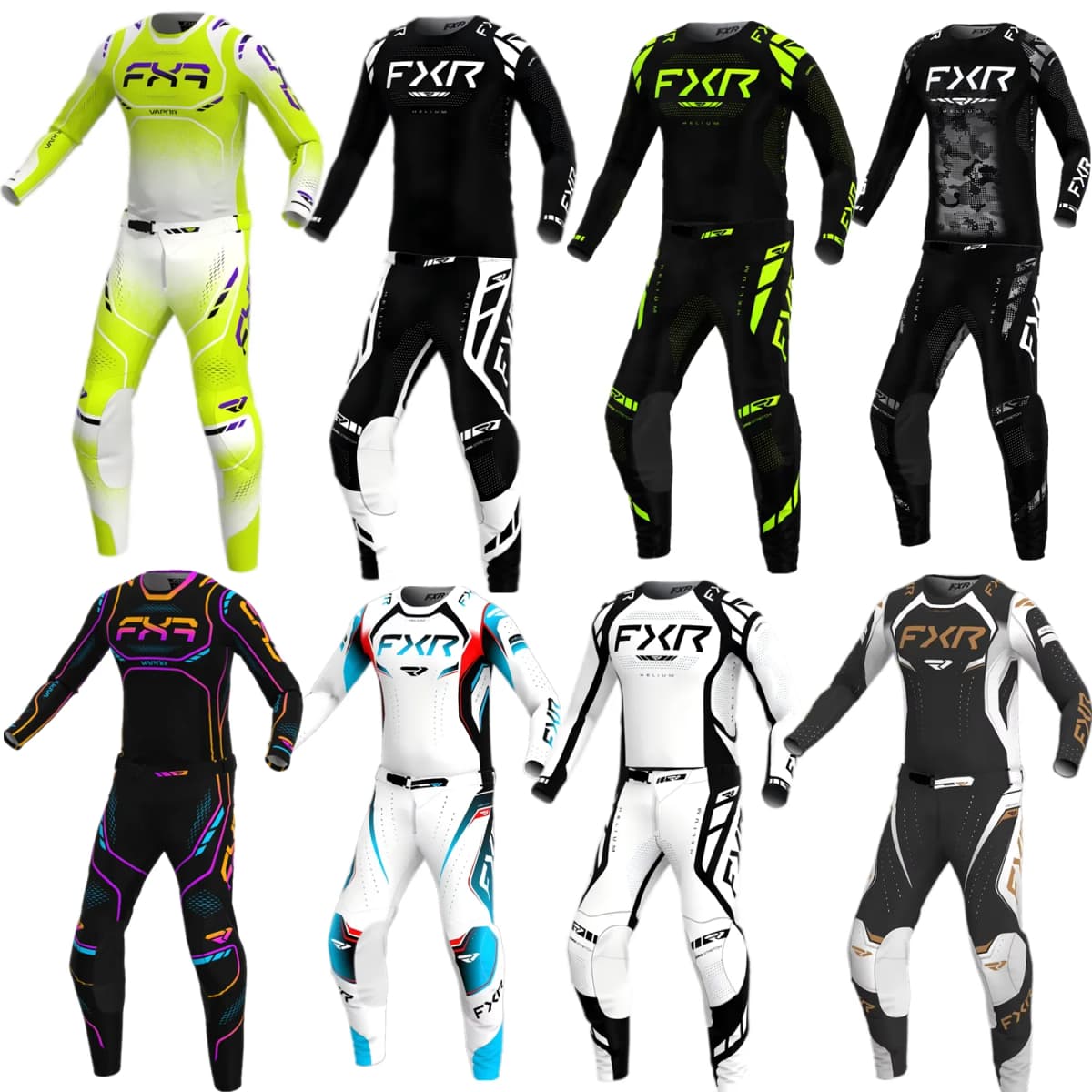 2026 Helium MX Jersey Set fh CNVS Moto Gear Set Off Road Kit Motorcycle Jersey Set Motocross Combo Dirt Bike Suit