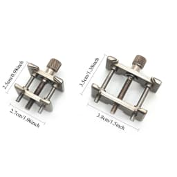 4039 4040 Watch Movement Holder ABS Plastic Black Man Lady Quarzt Mechanical Watch Movement Clamp Tools For Watchmakers 2Pcs