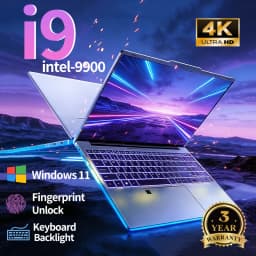 2026 NEW Windows 11 Laptop Intel Core I9-9900 15.6 Inch 16GB RAM 1TB SSD Office Laptops Fingerprint Unlock Notebook