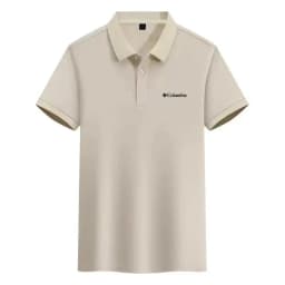 New style High end luxury brand fashion short sleeved high-end printed polo shirt summer new men's lapel T-shirt men's clothing