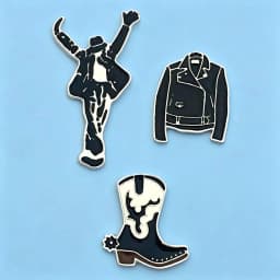 Michael Jackson Enamel Pins Set King of Pop Bad Dangerous Just Beat It Metal Retro Rock Brooch Badge Bag Hat Decor For Fans Gift