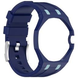 2 IN 1 PC Case+Silicone Strap For Swatch X AP Royal Pop Pocket Watch Changer To Wristwatch Integrated Modification Accessories