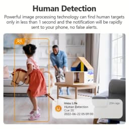 IMOU Cue 2E 3MP Wifi Security Camera Monitor Night Vision Human Detection IP Camera Indoor Security Surveillance