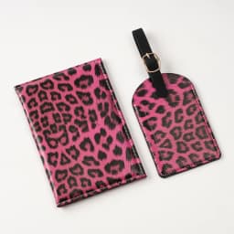 Leopard Print Passport Protective Cover Travel Passport Holder Wallet Gift PU Leather Card Case Cover Unisex Storage Bag