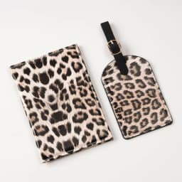 Leopard Print Passport Protective Cover Travel Passport Holder Wallet Gift PU Leather Card Case Cover Unisex Storage Bag