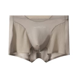 1/3PCS Luxury Satin-like Ice Silk Men Underwear Cool Breathable Double-side Mesh Men's Panties High Elastic Seamless Lingeries