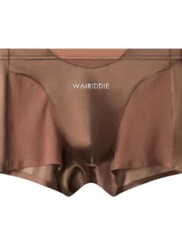 1/3PCS Luxury Satin-like Ice Silk Men Underwear Cool Breathable Double-side Mesh Men's Panties High Elastic Seamless Lingeries