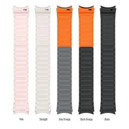 No Gaps Magnetic Silicone Strap For Samsung Galaxy Watch FE 7 6 5 4 40/44mm 5 Pro 45mm Comfortable Band Galaxy 6 Classic 43/47mm