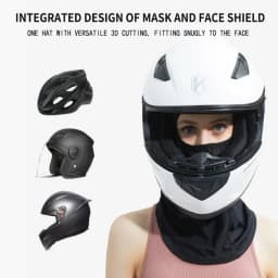 Motorcycle Balaclava UV Protection Cycling Sun Protection Headgear Non-Shifting Face Mask, Moisture-Wicking, Outdoor Sports