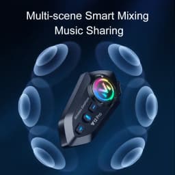 Y12Pro Motorcycle Helmet Intercom Bluetooth Headset Multi-scene Mixing Music Sharing Waterproof Interphone 500M Intercomunicador