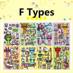 8Sheets Cool Sprunkie Stickers Sprunkie Make A Face Sticker Make Your Own Stickers Kids DIY Party Decals Gift Toy