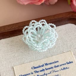 Korean Beaded Flower Shoe Charms Clear Crystal Jelly Shoes DIY Accessories Removable Clips for Sneakers Flats Sweet Decorations
