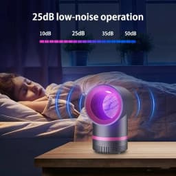 Lenovo Household Mosquito Killer Lamp USB Plug-in Portable Indoor Outdoor Quiet Anti Mosquito Device Electric Shock Zapper 2026