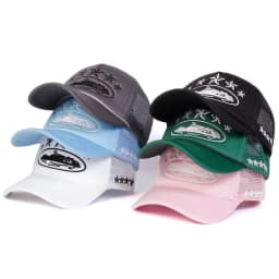 New Style Unisex Baseball Cap Classic Embroidered Pattern Mesh Cap Men and Women Breathable Streetwear Summer Trucker Hat