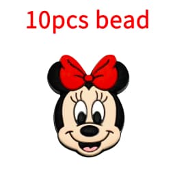 10pcs Silicone Cartoon Bead Baby Pacifier Bead Pacifier Chain Accessories Ornaments