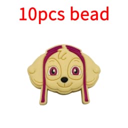 10pcs Silicone Cartoon Bead Baby Pacifier Bead Pacifier Chain Accessories Ornaments