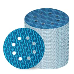 10pcs Sander Sandpaper 5 Inch 8 Hole Sanding Disc Hook Pads Sand Paper for Wood Metal Blue Aluminum Oxide Anti Blocking Discs