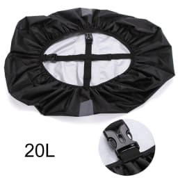 KoKossi 1PCS Double Buckle Reflective Rain Cover 20-60L Raincover Waterproof Backpack Rain Cover Outdoor Camping Cycling Hiking