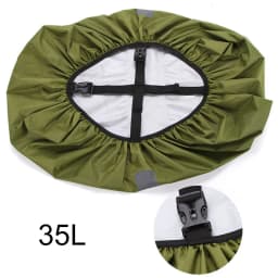 KoKossi 1PCS Double Buckle Reflective Rain Cover 20-60L Raincover Waterproof Backpack Rain Cover Outdoor Camping Cycling Hiking
