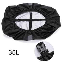 KoKossi 1PCS Double Buckle Reflective Rain Cover 20-60L Raincover Waterproof Backpack Rain Cover Outdoor Camping Cycling Hiking