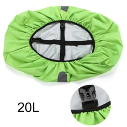 KoKossi 1PCS Double Buckle Reflective Rain Cover 20-60L Raincover Waterproof Backpack Rain Cover Outdoor Camping Cycling Hiking