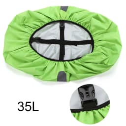 KoKossi 1PCS Double Buckle Reflective Rain Cover 20-60L Raincover Waterproof Backpack Rain Cover Outdoor Camping Cycling Hiking