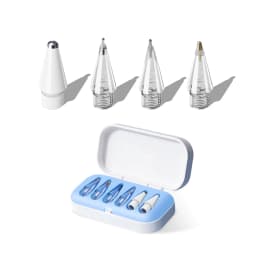 4/6pcs Pencil Nib Tips for Apple Pencil Pro 2nd 1st Gen Replacement Stylus Pen Tip for iPad Pen Nibs With Storage Case Set