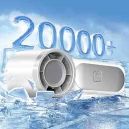 Lenovo Portable Handheld Mini Fan 100 Speed Adjust Type C Rechargeable Fan Digital Display Desktop Fan Outdoor